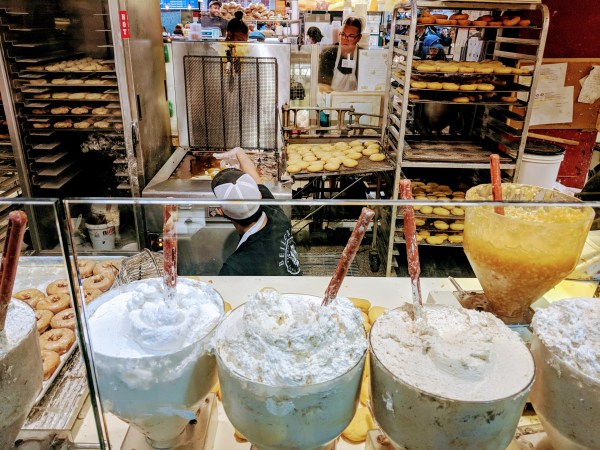 Doughnuts in the making